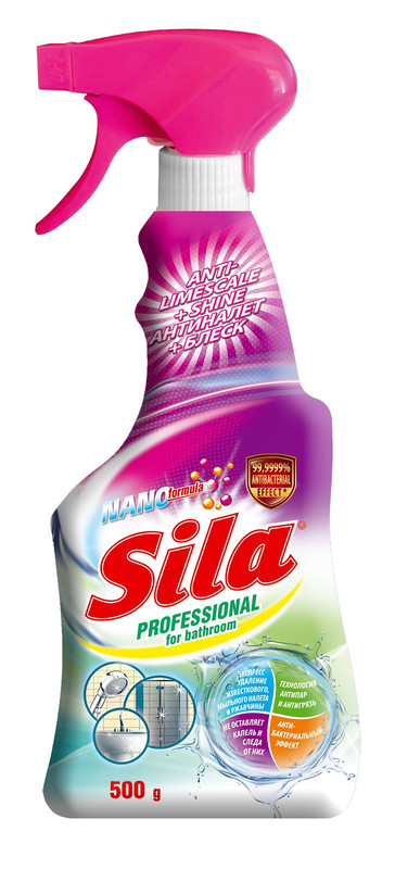 Засіб для чищення ванної кімнати SILA , 0,5 л